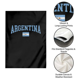 Argentina Sports Throwback Design Vintage Argentinian Flag Garden Flag TS11 Print Your Wear