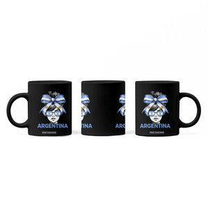 Messy Bun Argentina Pride Argentinian Girl Coffee Mug TS11 Print Your Wear