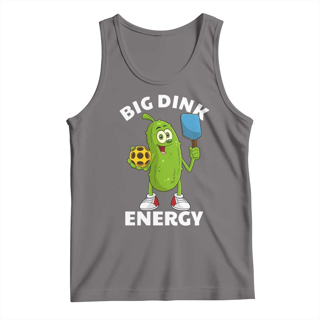 Funny Pickleball Tank Top Big Dink Energy Pickle Ball Dill Lover TS11 Deep Heather Print Your Wear