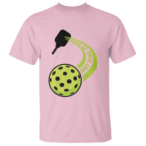 Pickleball T Shirt Just Dink It Pickle Ball Sports TS11 Light Pink Print Your Wear