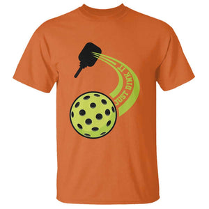 Pickleball T Shirt Just Dink It Pickle Ball Sports TS11 Orange Print Your Wear