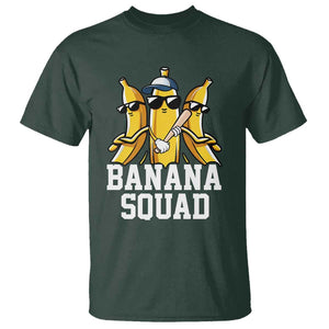 Funny Banana Squad T Shirt Baseball Bat Cute Halloween Costume TS11 Dark Forest Green Print Your Wear