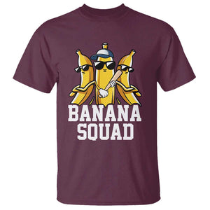 Funny Banana Squad T Shirt Baseball Bat Cute Halloween Costume TS11 Maroon Print Your Wear