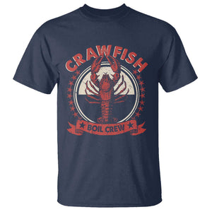 Funny Crawfish Boil Crew T Shirt Cajun Seafood Boil Lover Party TS11 Navy Print Your Wear