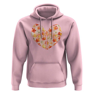 Coquette Canadian Girly Hoodie Canada Day Flag Maple Leaf Orange Bow Girls Aesthetic TS11 Light Pink Print Your Wear