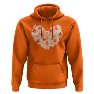 Coquette Canadian Girly Hoodie Canada Day Flag Maple Leaf Orange Bow Girls Aesthetic TS11 Orange Print Your Wear