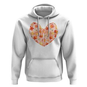 Coquette Canadian Girly Hoodie Canada Day Flag Maple Leaf Orange Bow Girls Aesthetic TS11 White Print Your Wear