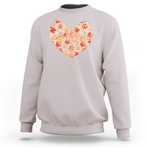 Coquette Canadian Girly Sweatshirt Canada Day Flag Maple Leaf Orange Bow Girls Aesthetic TS11 Ice Gray Print Your Wear