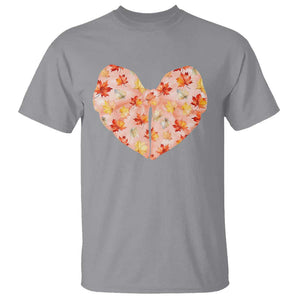 Coquette Canadian Girly T Shirt Canada Day Flag Maple Leaf Orange Bow Girls Aesthetic TS11 Sport Gray Print Your Wear