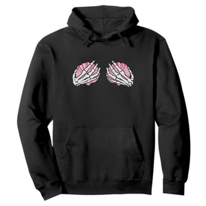 Funny Skeleton Hands Seashell Bikini Halloween Beach Hoodie TS11 Black Print Your Wear