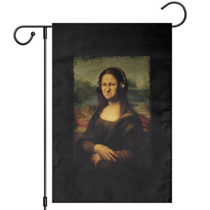 Funny Mona Lisa Bass Face Music Lovers DJs Garden Flag TS11 Black Print Your Wear