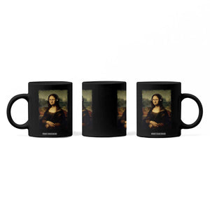 Funny Mona Lisa Bass Face Music Lovers DJs Coffee Mug TS11 Print Your Wear