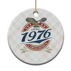 50th Birthday Beer Lover Vintage 1976 Limited Edition Ceramic Ornament Bald Eagle TS11 1pc Christmas Plaid Print Your Wear