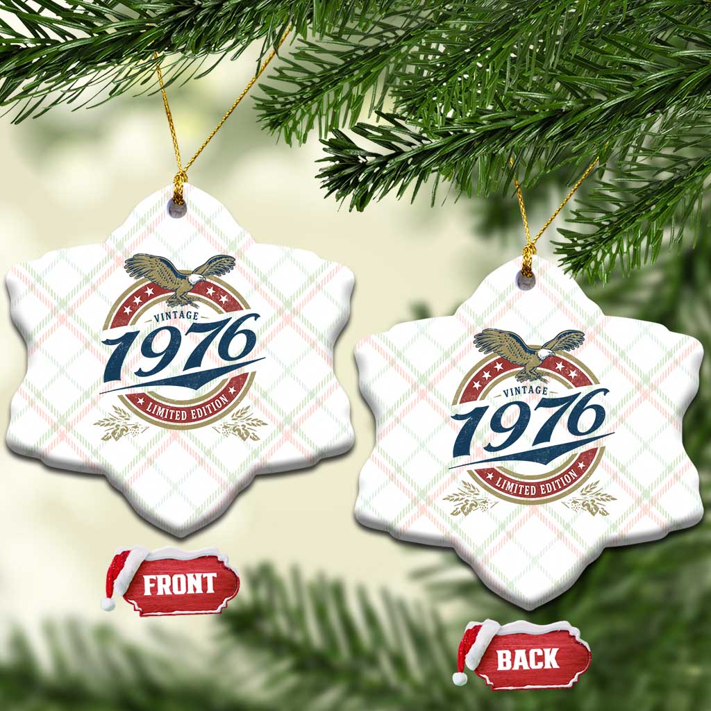 50th Birthday Beer Lover Vintage 1976 Limited Edition Ceramic Ornament Bald Eagle TS11 Print Your Wear