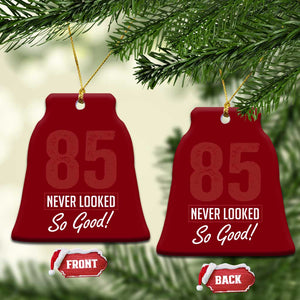 85 Never Looked So Good Funny 85th Birthday Ceramic Ornament TS11 Print Your Wear