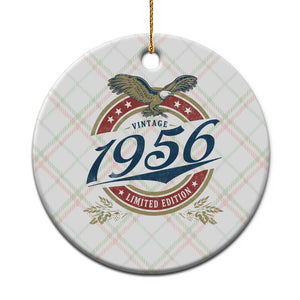 70th Birthday Beer Lover Vintage 1956 Limited Edition Ceramic Ornament Bald Eagle TS11 1pc Christmas Plaid Print Your Wear