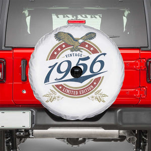70th Birthday Beer Lover Vintage 1956 Limited Edition Spare Tire Cover Bald Eagle TS11 White Print Your Wear