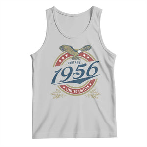 70th Birthday Beer Lover Vintage 1956 Limited Edition Tank Top Bald Eagle TS11 Ash Print Your Wear