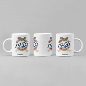 70th Birthday Beer Lover Vintage 1956 Limited Edition Coffee Mug Bald Eagle TS11 Print Your Wear