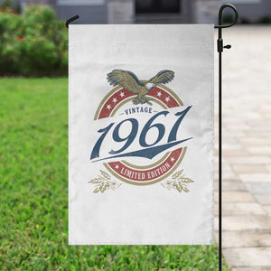 65th Birthday Beer Lover Vintage 1961 Limited Edition Garden Flag Bald Eagle TS11 Print Your Wear