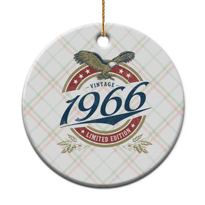 60th Birthday Beer Lover Vintage 1966 Limited Edition Ceramic Ornament Bald Eagle TS11 1pc Christmas Plaid Print Your Wear