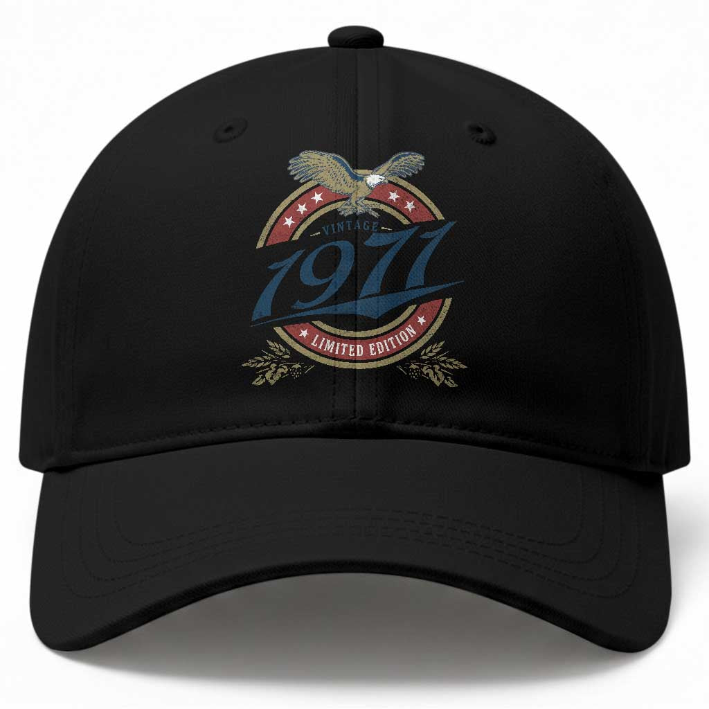 55th Birthday Beer Lover Vintage 1971 Limited Edition Baseball Cap Bald Eagle TS11 Print Your Wear