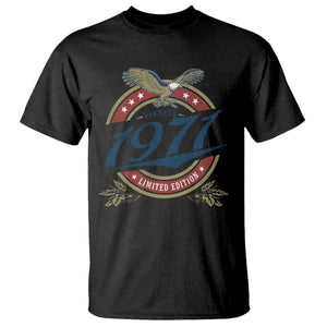55th Birthday Beer Lover Vintage 1971 Limited Edition T Shirt Bald Eagle TS11 Black Print Your Wear