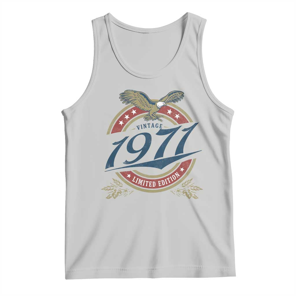 55th Birthday Beer Lover Vintage 1971 Limited Edition Tank Top Bald Eagle TS11 Ash Print Your Wear