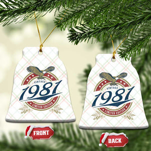 45th Birthday Beer Lover Vintage 1981 Limited Edition Ceramic Ornament Bald Eagle TS11 Print Your Wear