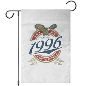 30th Birthday Beer Lover Vintage 1996 Limited Edition Garden Flag Bald Eagle TS11 White Print Your Wear