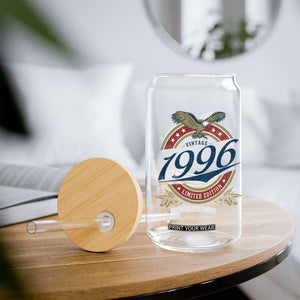 30th Birthday Beer Lover Vintage 1996 Limited Edition Glass Can Bald Eagle TS11 Print Your Wear