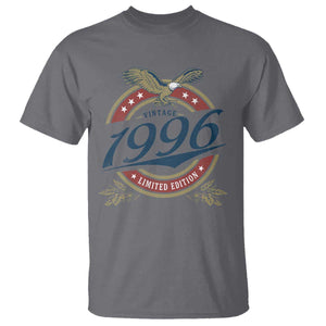 30th Birthday Beer Lover Vintage 1996 Limited Edition T Shirt Bald Eagle TS11 Charcoal Print Your Wear