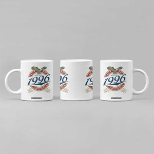 30th Birthday Beer Lover Vintage 1996 Limited Edition Coffee Mug Bald Eagle TS11 Print Your Wear