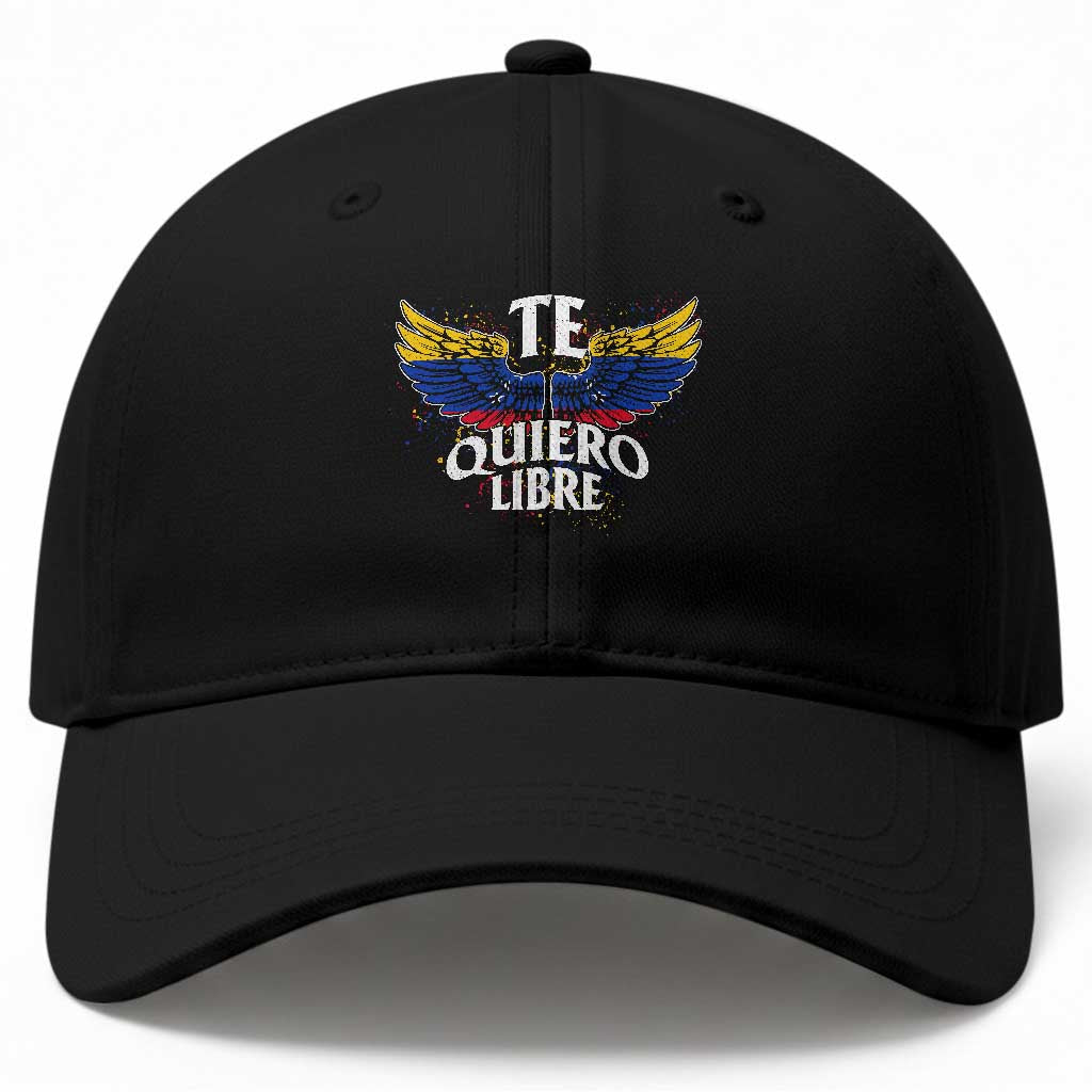 Venezuelan Pride Baseball Cap Te Quiero Libre Venezuela Flag Wings TS11 Print Your Wear
