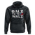 Funny Harris Walz Supporter Hoodie Balz To The Walz American Flag TS11 Black Print Your Wear