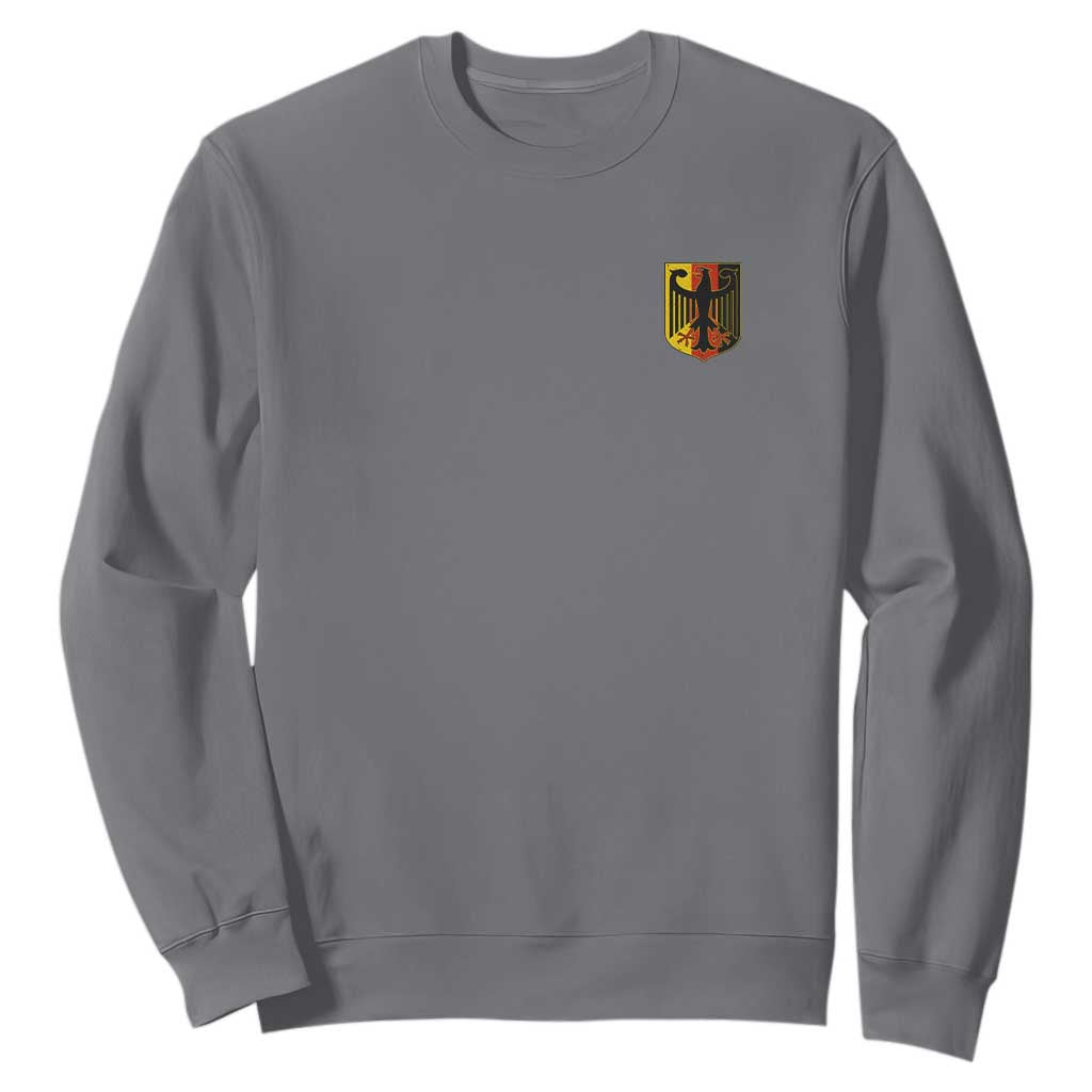 Deutschland German Pride Bundesadler Coat of Arms Crest Sweatshirt TS11 Charcoal Print Your Wear