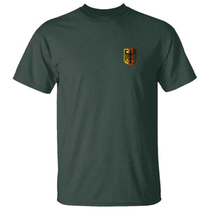 Deutschland German Pride Bundesadler Coat of Arms Crest T Shirt TS11 Dark Forest Green Print Your Wear