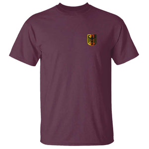 Deutschland German Pride Bundesadler Coat of Arms Crest T Shirt TS11 Maroon Print Your Wear