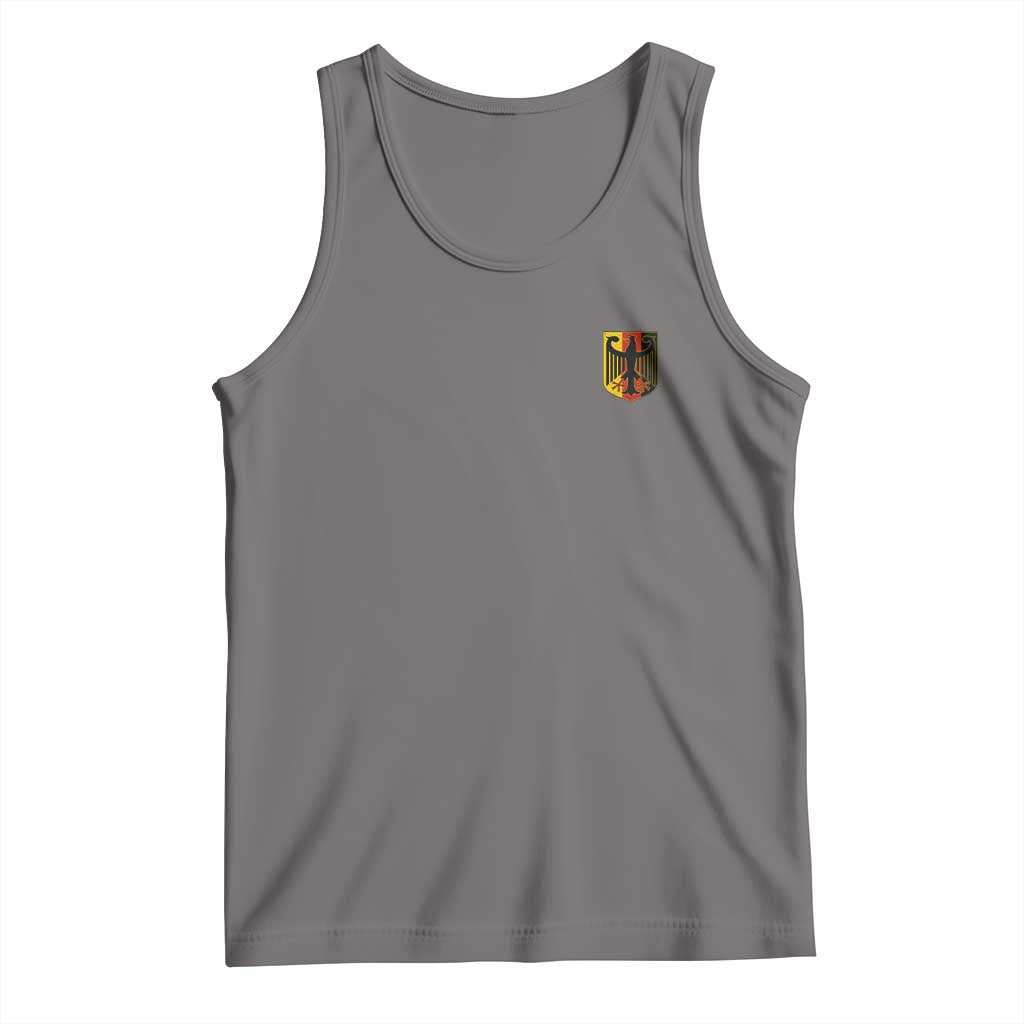 Deutschland German Pride Bundesadler Coat of Arms Crest Tank Top TS11 Deep Heather Print Your Wear