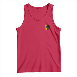 Deutschland German Pride Bundesadler Coat of Arms Crest Tank Top TS11 Red Print Your Wear