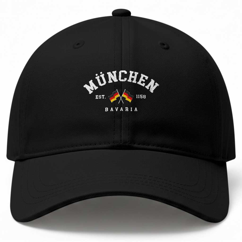 Munich City Bavaria Germany Est 1158 Baseball Cap Vintage German Flag TS11 Print Your Wear