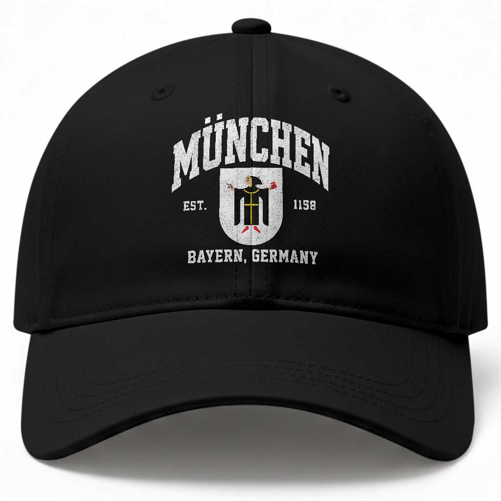Munich Bayern Germany Est 1158 Baseball Cap Munchen Coat of Arms