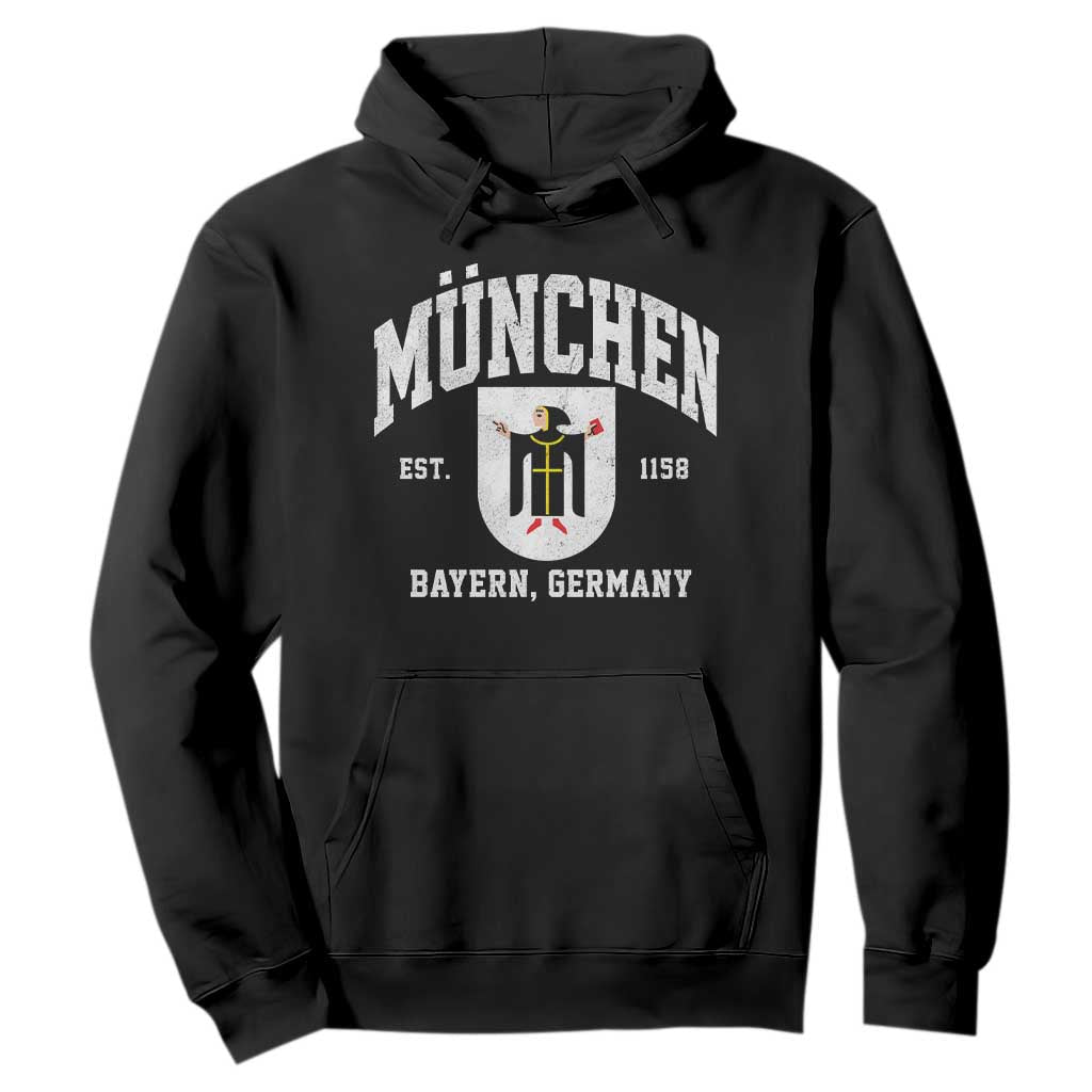 Munich Bayern Germany Est 1158 Hoodie Munchen Coat of Arms