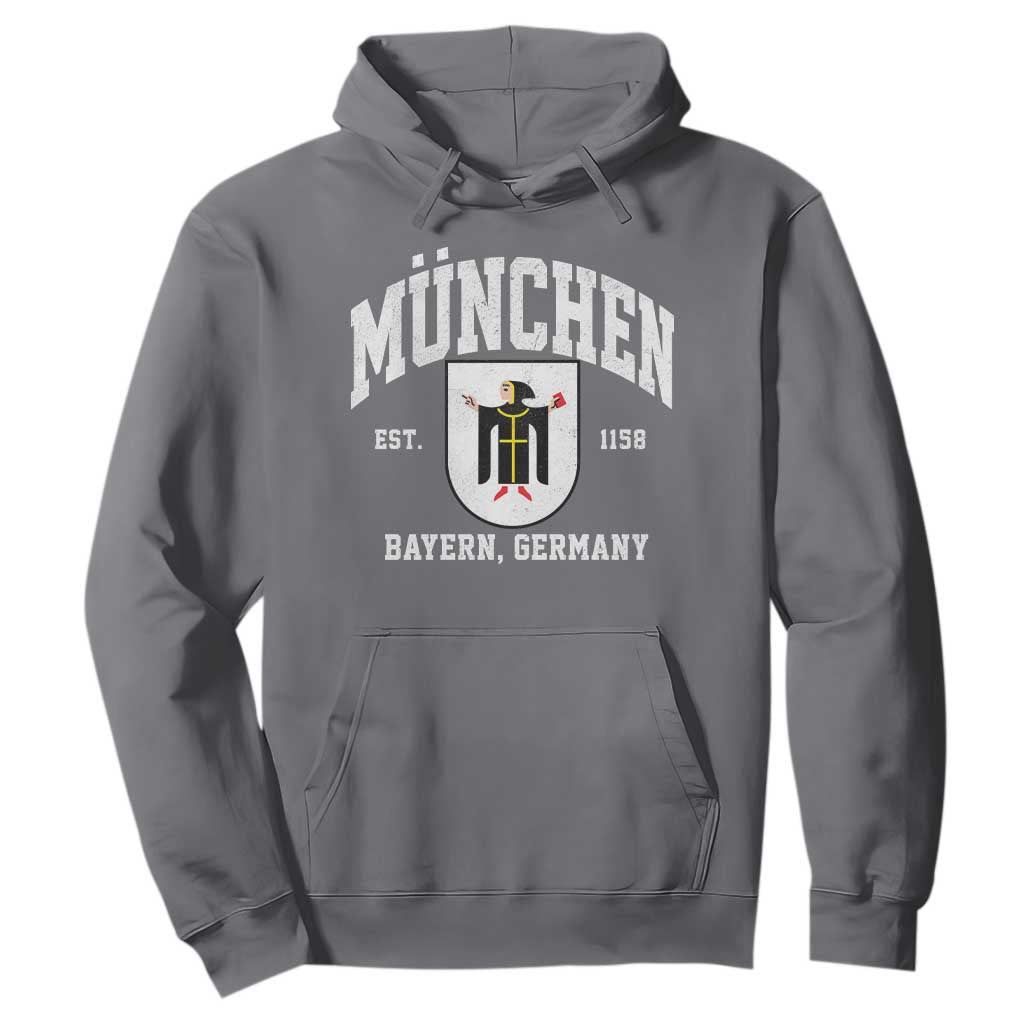 Munich Bayern Germany Est 1158 Hoodie Munchen Coat of Arms
