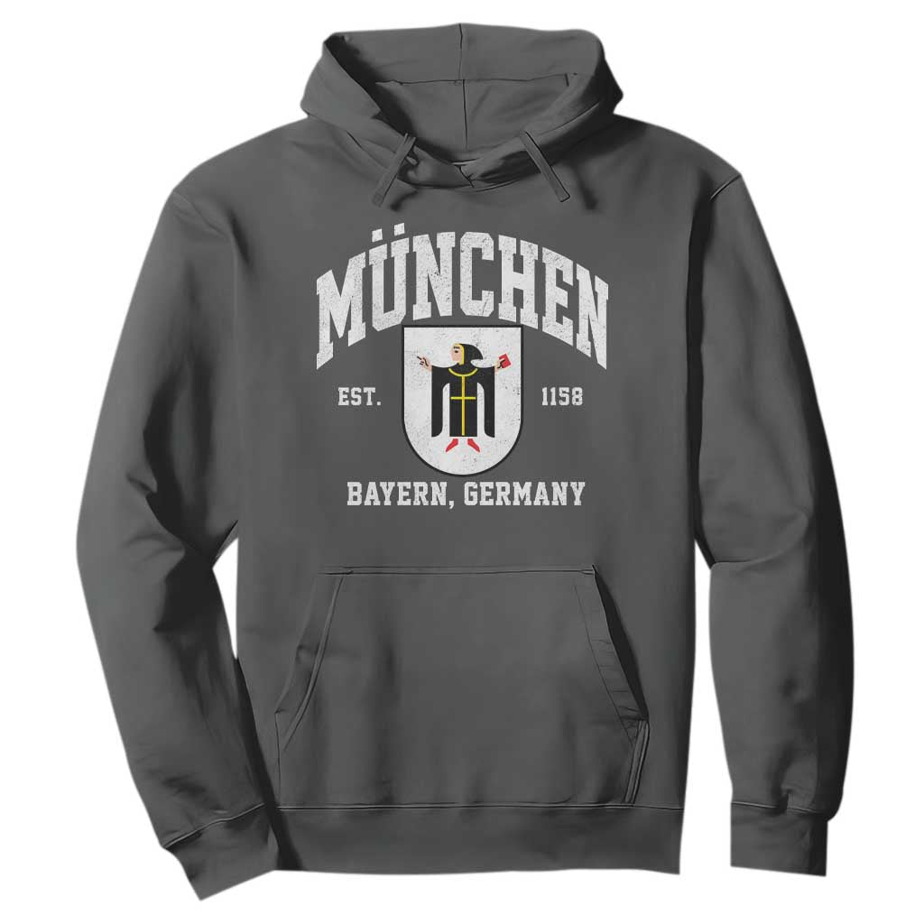 Munich Bayern Germany Est 1158 Hoodie Munchen Coat of Arms