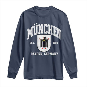 Munich Bayern Germany Est 1158 Long Sleeve Shirt Munchen Coat of Arms