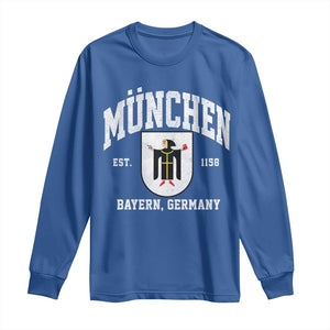 Munich Bayern Germany Est 1158 Long Sleeve Shirt Munchen Coat of Arms