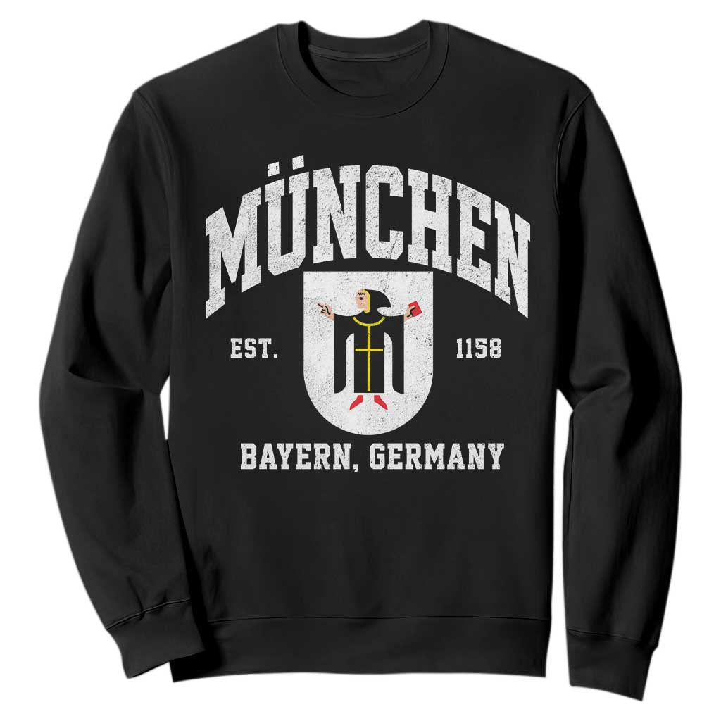 Munich Bayern Germany Est 1158 Sweatshirt Munchen Coat of Arms