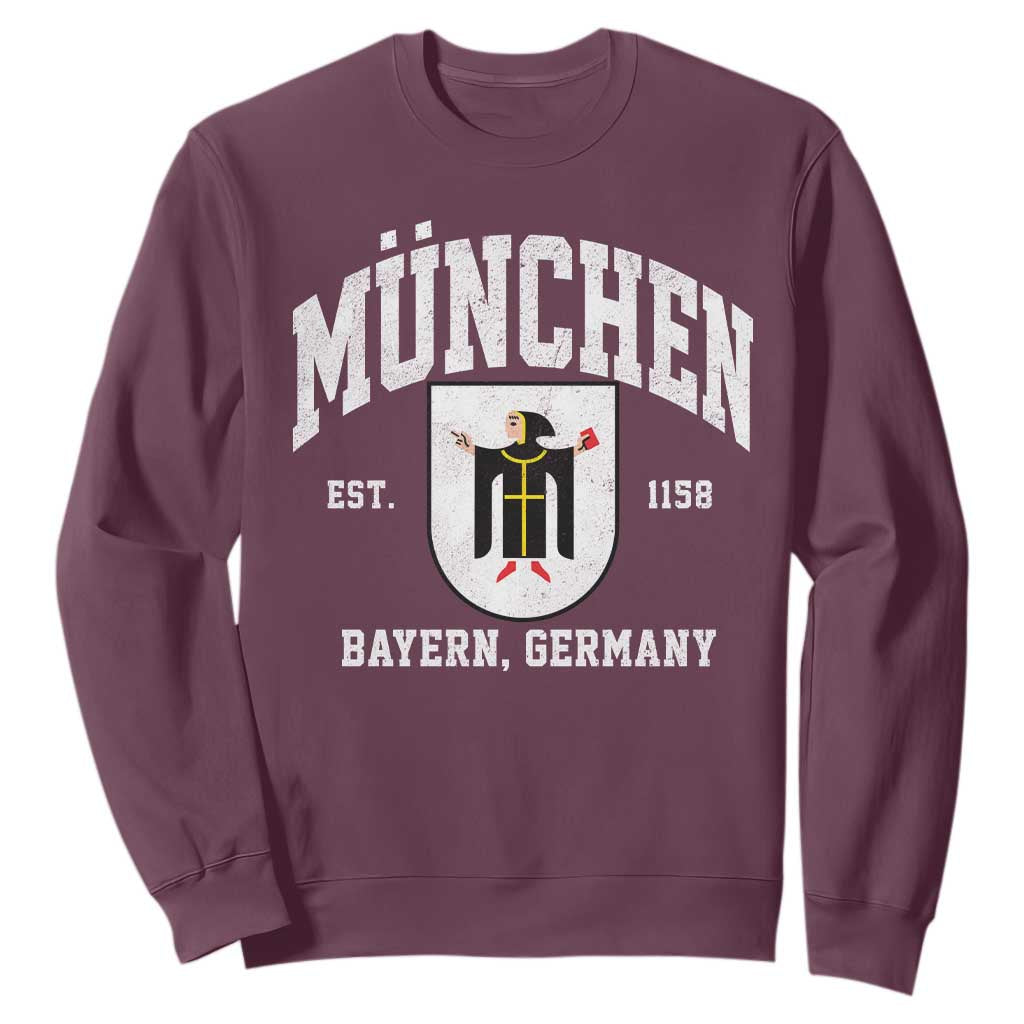 Munich Bayern Germany Est 1158 Sweatshirt Munchen Coat of Arms