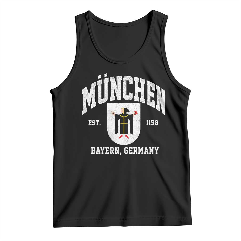 Munich Bayern Germany Est 1158 Tank Top Munchen Coat of Arms